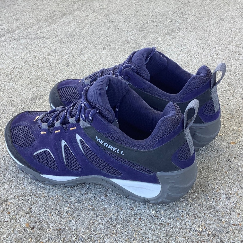 Merrell Alverstone Womens Hiking Shoes Purple Suede Mesh Low Top J037616‎ 9.5 - Picture 12 of 16